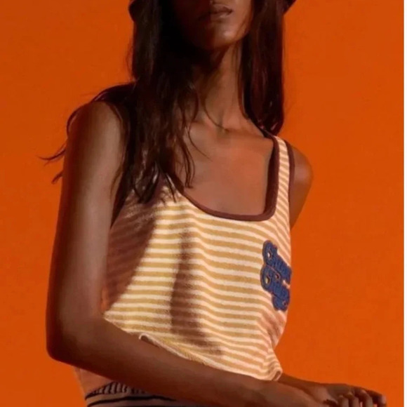 . Zara x Chupa Chups Terrycloth Tank Top Sz m - Picture 2 of 3